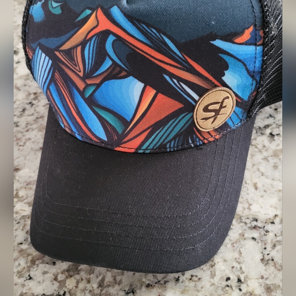 Superfeet Colorful Abstract Trucker Hat